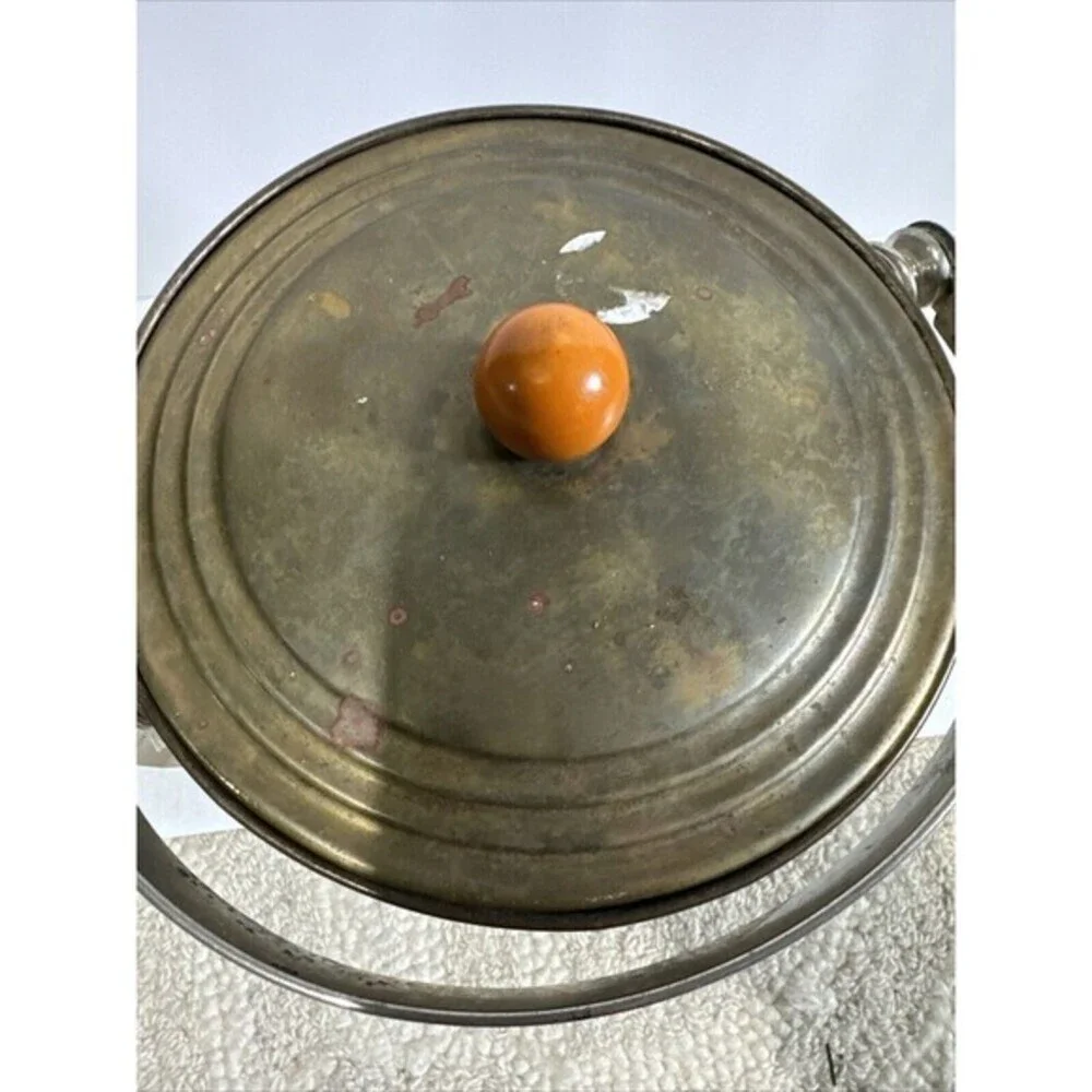 Manning Bowman Co Brass Ice‎ Bucket